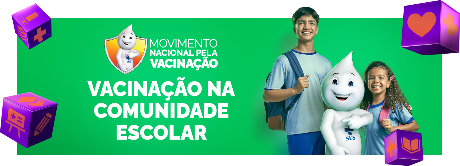 Vacinação na Comunidade Escolar