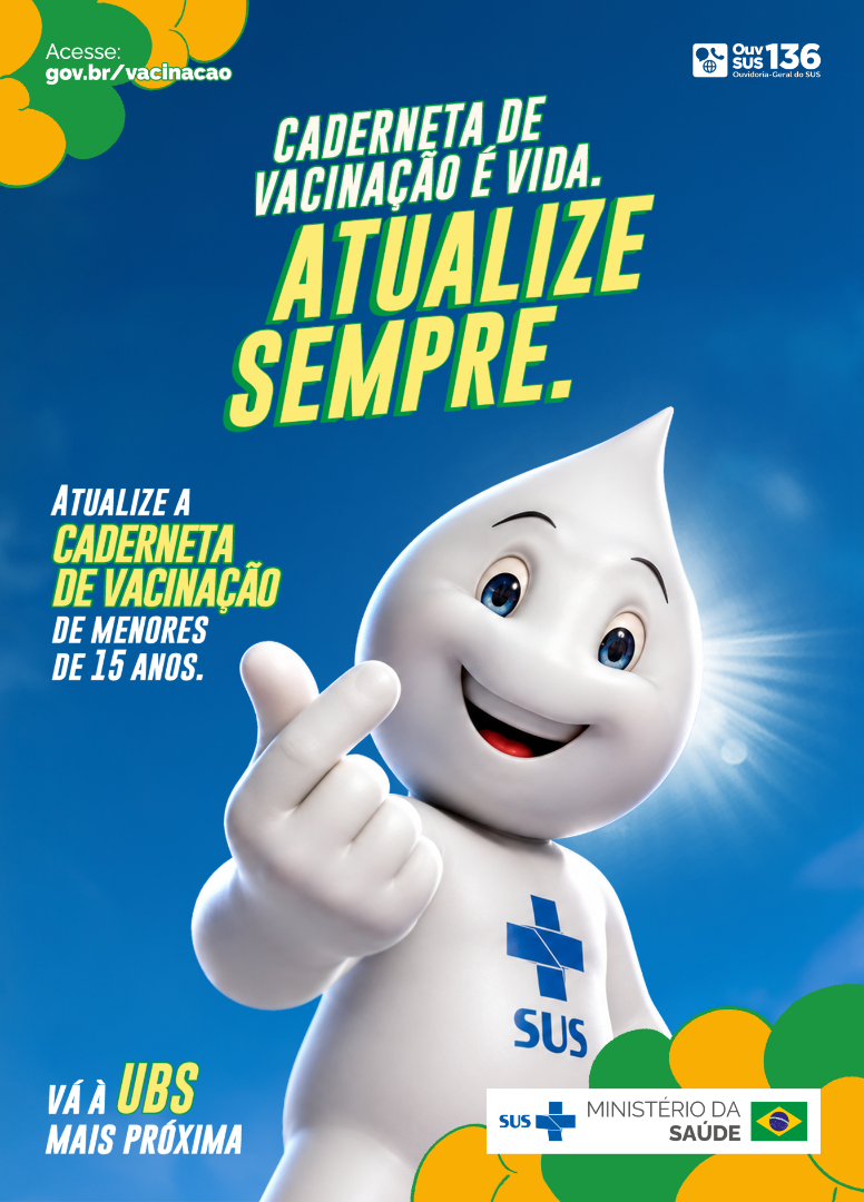 Cartaz Vertical - Zé Gotinha - Campanha Atualização de Caderneta - 46x64cm.png