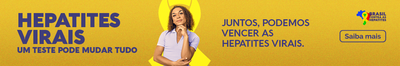 Hepatites Virais. Um teste pode mudar tudo. Juntos, podemos vencer as Hepatites Virais. Saiba mais