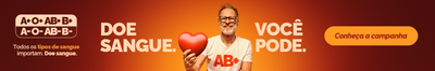 Doe sangue. Você pode. Todos os tipos de sangue importam. Conheça a campanha.
