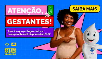 Vacinar Contra a Bronquiolite é cuidar do seu bebê antes mesmo dele nascer. Saiba mais