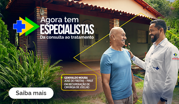 Agora Tem Especialistas. Da consulta ao tratamento. Saiba mais