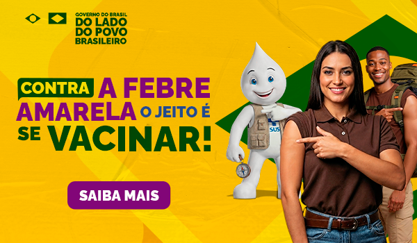 Contra a febre amarela o jeito é se vacinar. Saiba mais