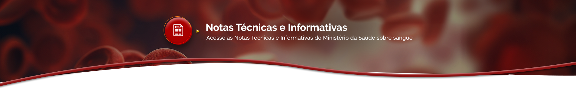Acesse as Notas Técnicas e Informativas do Ministério da Saúde sobre sangue