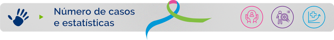 Número de casos e estatísticas