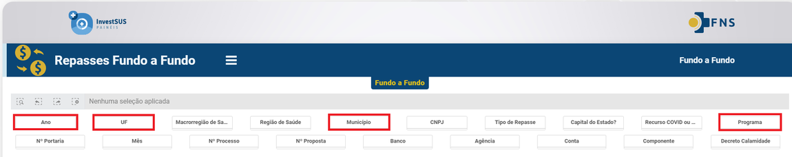 Consulta Repasse Fundo a Fundo