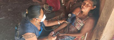 Equipe Volante no DSEI Kaiapó do MT