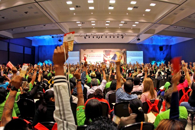 Comunidade Indígena em conselho nacional