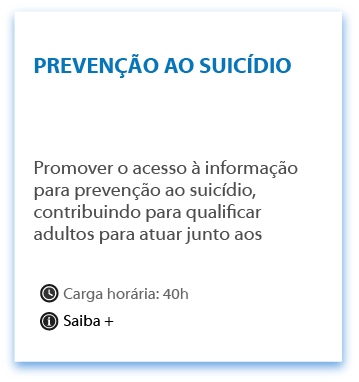 Prevenção ao Suicídio