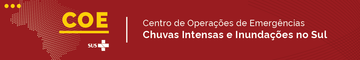 Centro de Operações de Emergências - Chuvas Intensas e Inundações no Sul