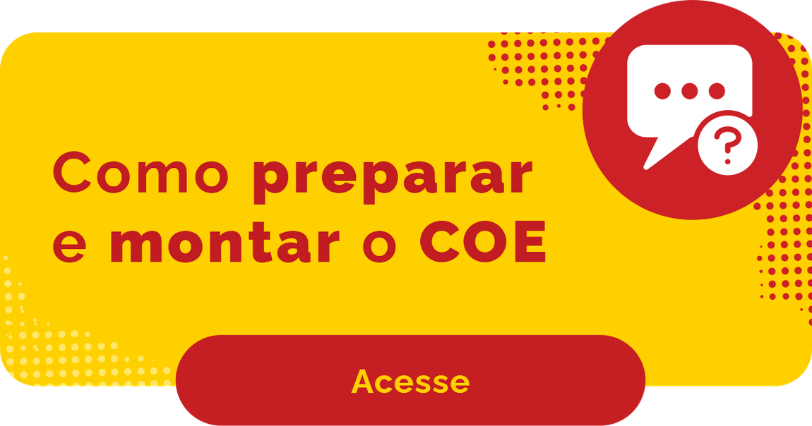 Como preparar e montar o COE