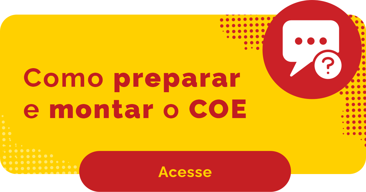 Como preparar e montar o COE