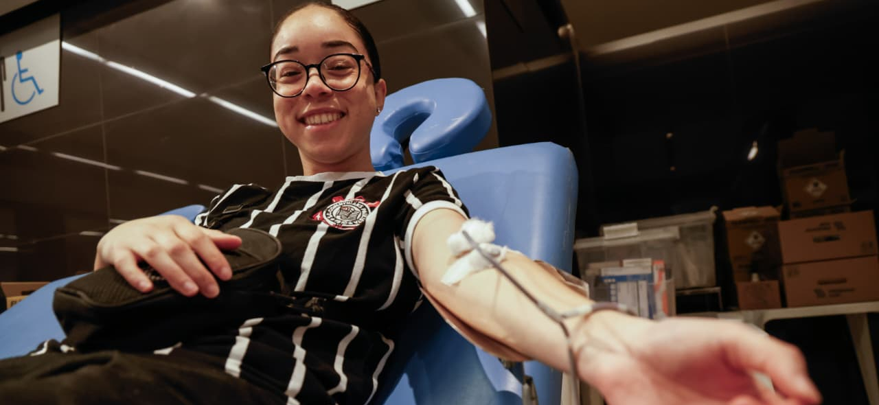 Saúde incentiva doação voluntária de sangue em ação em SP