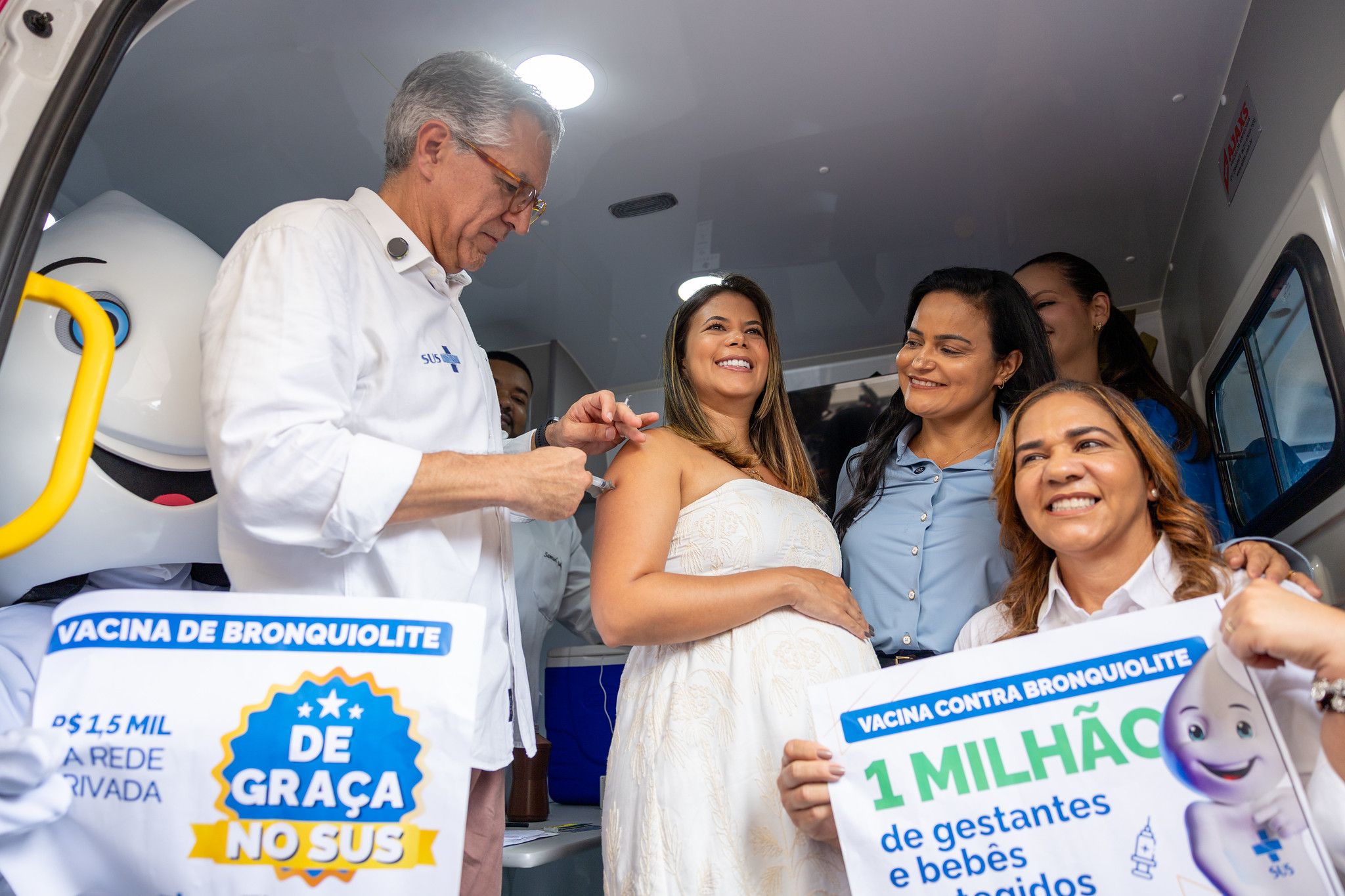 Brasil alcança 1 mi de gestantes vacinadas contra bronquiolite