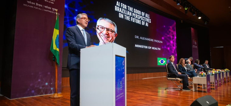 Padilha destaca futuro da IA na Saúde em evento na Índia