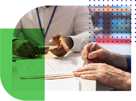 Imagem de pessoa escrevendo