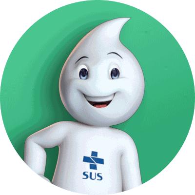 Zé Gotinha - indicando a vacinação