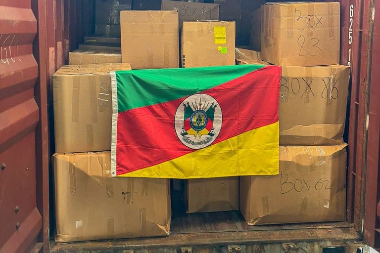 First shipments from Portugal and United States on their way to RS