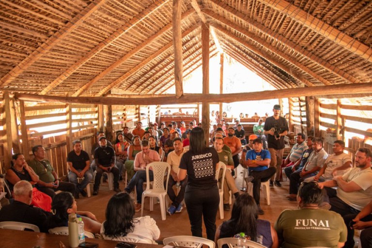 Desintrusión del TI Araribóia: las reuniones aclaran dudas y refuerzan el compromiso con los pueblos indígenas