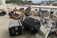 Vândalos destruíram acervo que representa a história da República e das artes brasileiras