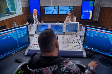 Vice-presidente e ministro Geraldo Alckmin