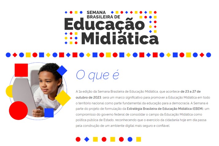 Página especial sobre Educação Midiática