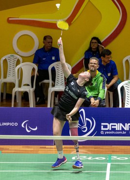 Com apenas 14 anos, a paranaense Kauana Beckenkamp, do badminton, é a mais jovem da delegação brasileira. Foto: Alessandra Cabral / CPB