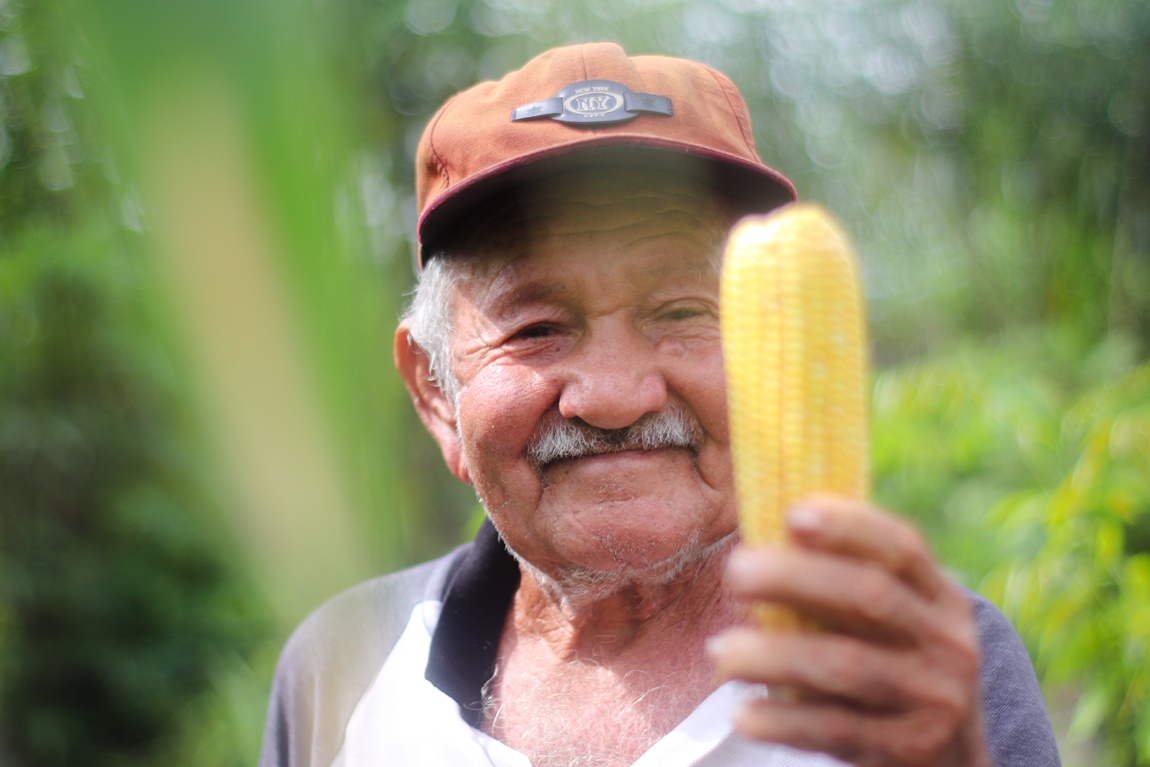 Herculano de Freitas melhorou a qualidade de vida com o PAA. Foto: Lyon Santos/ MDS