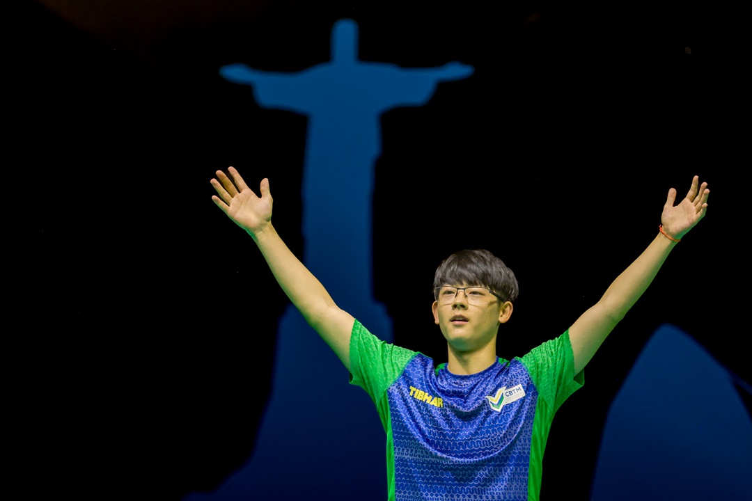 Leonardo IIzuka, um dos melhores atletas da nova safra do tênis de mesa brasileiro, está na lista de contemplados. Foto: Abelardo Mendes Jr. / OTD
