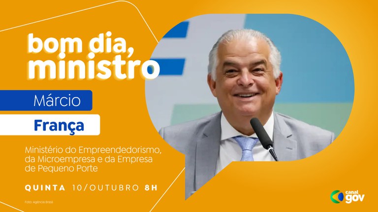 Márcio França elenca eixos do Programa Acredita no Bom Dia, Ministro desta quinta (10)