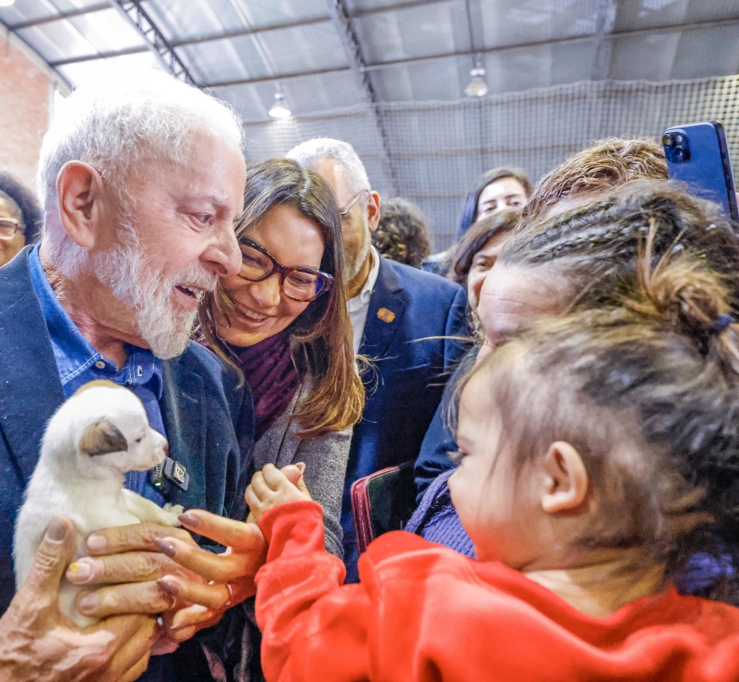 Presidente Lula esteve várias vezes no estado durante a crise para gerenciar o trabalho de acolhimento e reconstrução. Foto: Ricardo Stuckert / PR