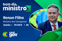 Renan Filho destaca melhorias da malha viária federal no “Bom Dia, Ministro”