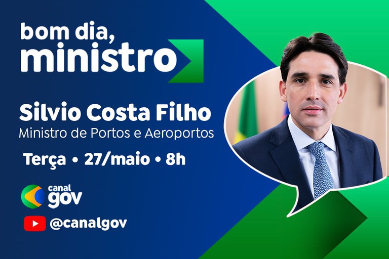 Silvio Costa Filho detalha carteira de investimentos aeroportuários no Bom Dia, Ministro
