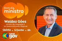 Waldez Góes detalha avanços na transposição do São Francisco no Bom Dia, Ministro