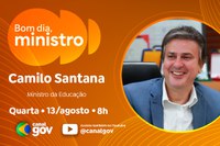 Camilo Santana destaca Prêmio MEC e avanços na educação no Bom Dia, Ministro desta quarta (13)