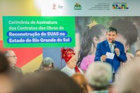 Governo Federal apoia reconstrução de unidades de assistência social no Rio Grande do Sul