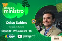 Celso Sabino detalha ações do Turismo na COP30 no “Bom dia, Ministro” desta segunda (17)