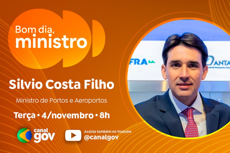 Bom Dia, Ministro com Silvio Costa Filho