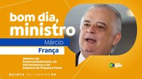 Márcio França apresenta balanço do fomento ao empreendedorismo e projeções para 2025 no “Bom Dia, Ministro”