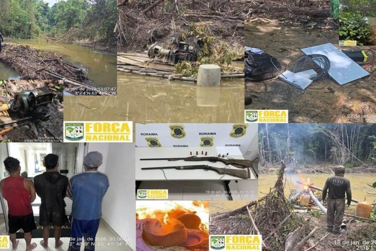 Governo do Brasil acelera desintrusão e já reduziu em 98,9% a área de garimpo na Terra Yanomami