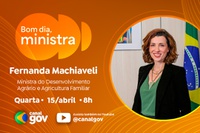Fernanda Machiaveli aborda políticas de crédito rural e reforma agrária no “Bom Dia, Ministra”