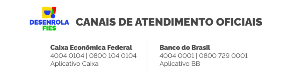 Canais de atendimento oficiais