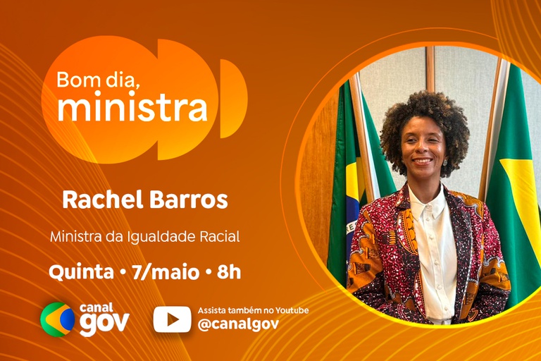 Expansão das Casas da Igualdade Racial e avanços em titulações quilombolas são destaques do “Bom Dia, Ministra” com Rachel Barros