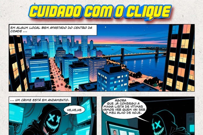 Gibi, vídeos e novas publicações explicam como identificar riscos na internet, proteger dados pessoais e fortalecer a segurança dos serviços públicos digitais