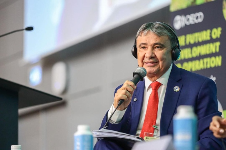 Na OCDE, Wellington Dias defende cooperação internacional contra a fome e a pobreza