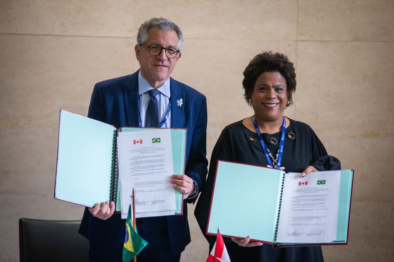 Parceria estratégica na saúde: Brasil e Canadá assinam memorando de adesão à Coalizão Global do G20