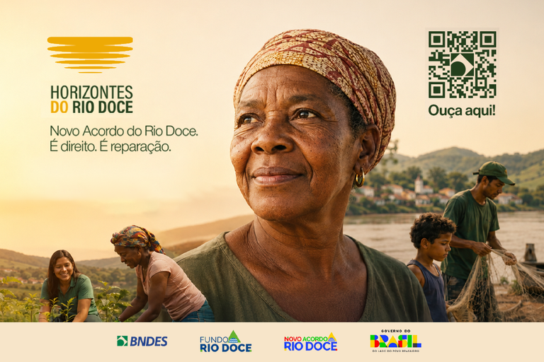 Podcast sobre o Novo Acordo do Rio Doce lança segundo episódio e aborda a participação social na reparação