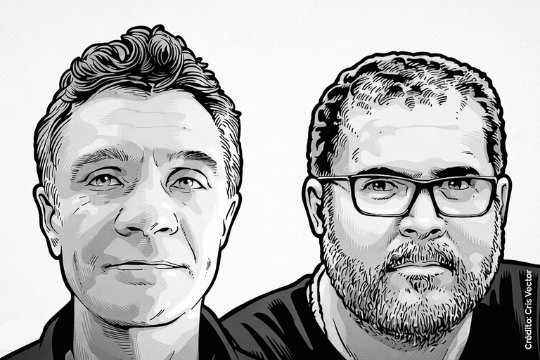 Dom Phillips e Bruno Pereira (Ilustração)