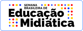 Logotipo da 1ª Semana Brasileira de Educação Midiática (2023)