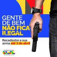 Polícia Federal dá continuidade ao recadastramento das armas registradas no Sigma
